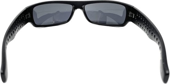Rechthoekige Zonnebril - Gangster Stijl Bril - Stijlvol Beschermen - Smalle Pasvorm - 13.7 cm Breed - Mat Zwart — afbeelding 4