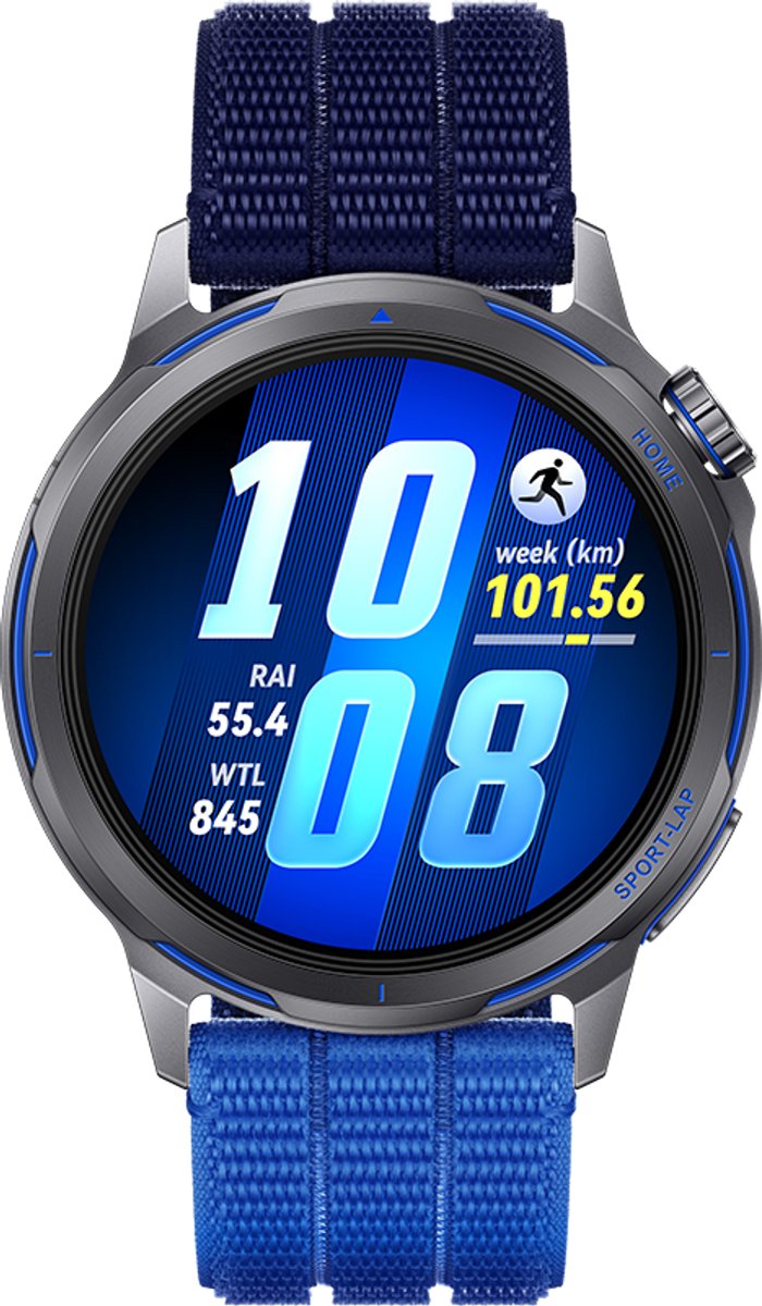 HUAWEI WATCH GT Runner 2 Blauw hardloop smartwatch | Ultra precieze positionering | Slimme marathonmodus | Dun & licht design