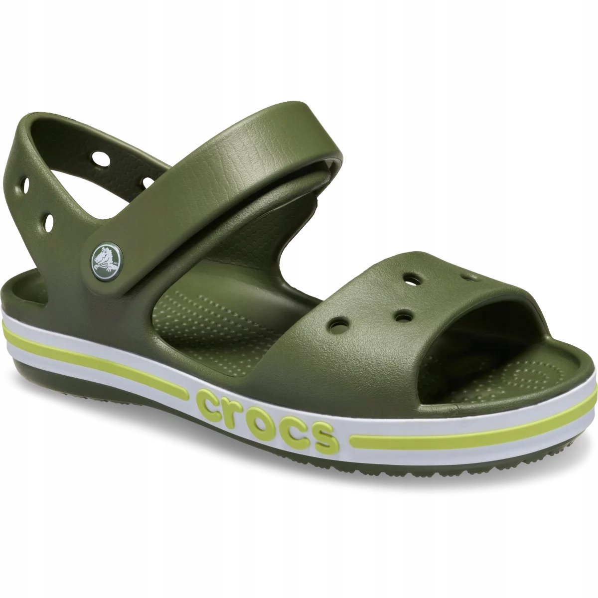Crocs Bayaband - Kindersandalen - Lichtgewicht - Army Groen