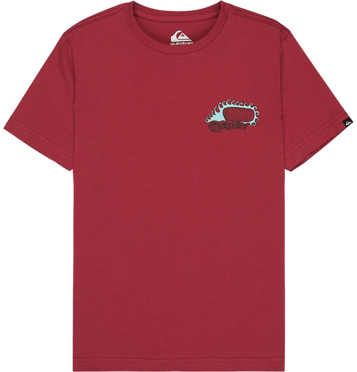 Quiksilver Skeleton Ride T-shirt Met Korte Mouwen 8 Years Jongen Burnt Russet