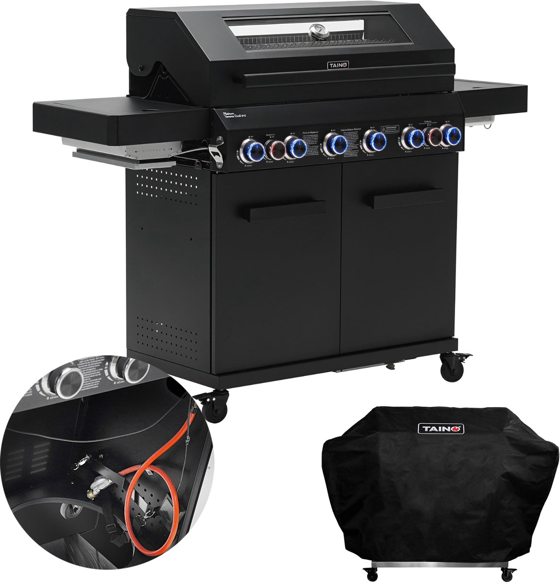 TAINO PLATINUM YAMARA DARK 6+2 gasgrill (EAN: ...5178) - Product - €859,99