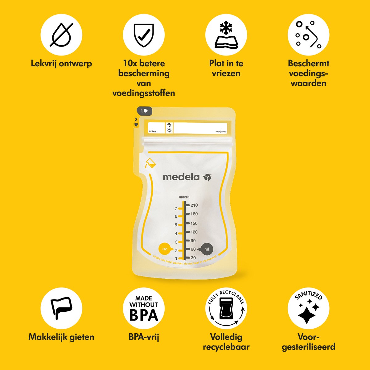 Medela Harmony Essentials Pack - Enkele Handkolf Set - Inclusief Medela Bewaarzakjes & Medela Ultra-Ademende Zoogkompressen thumbnail 6