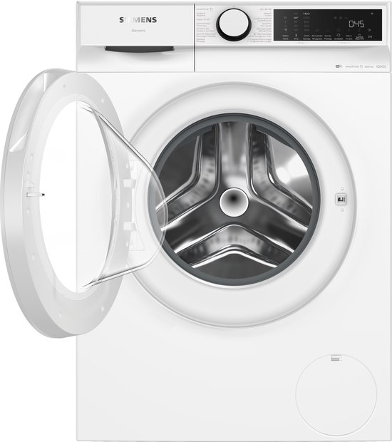 Siemens WG34J200FG - iQ500 - Wasmachine – 8 kg – 1400 rpm – Energieklasse A - smartFinish: vermindert kreukels tot 50% - Home Connect - speedPack L – Versnel programma's