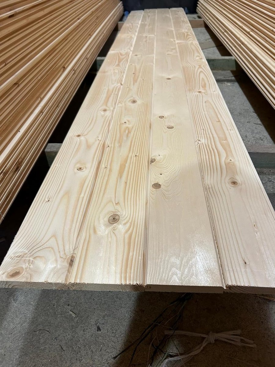 Dakrand Profielplanken - Gevelbekleding Hout - Dakrand Afwerking - Niet Verkleurend Sparre