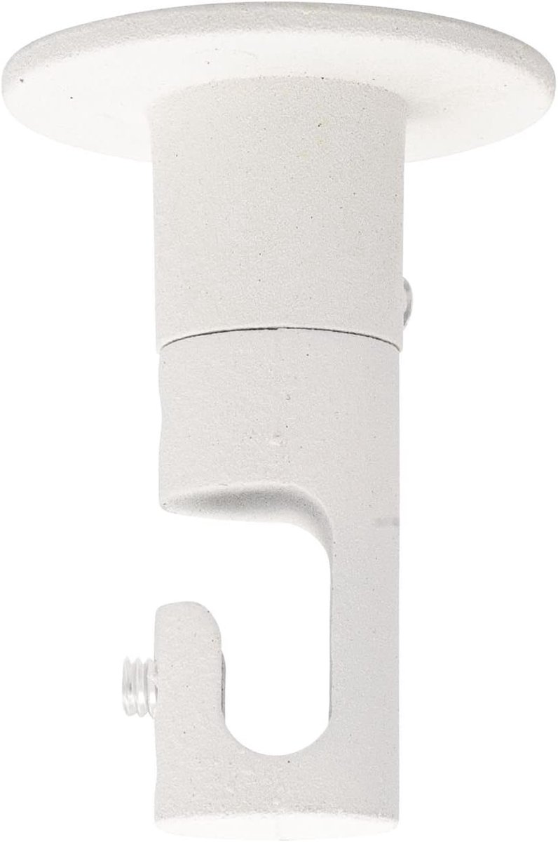 Plafondhouder - Afstandshanger lamp - Hanglamp monteren - Maximale belasting 3kg - 49x35x35 mm - Wit