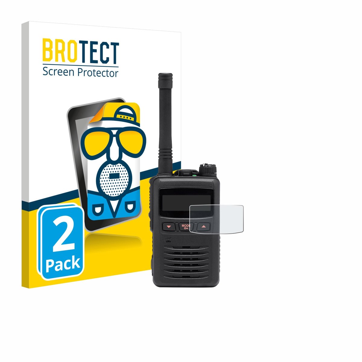 BROTECT - Screenprotector voor Motorola EVX S24 - Folie Beschermfolie matte 2 Stuks