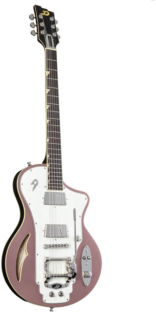 Duesenberg Julia Catalina Sunset Rose - Semi-akoestische gitaar