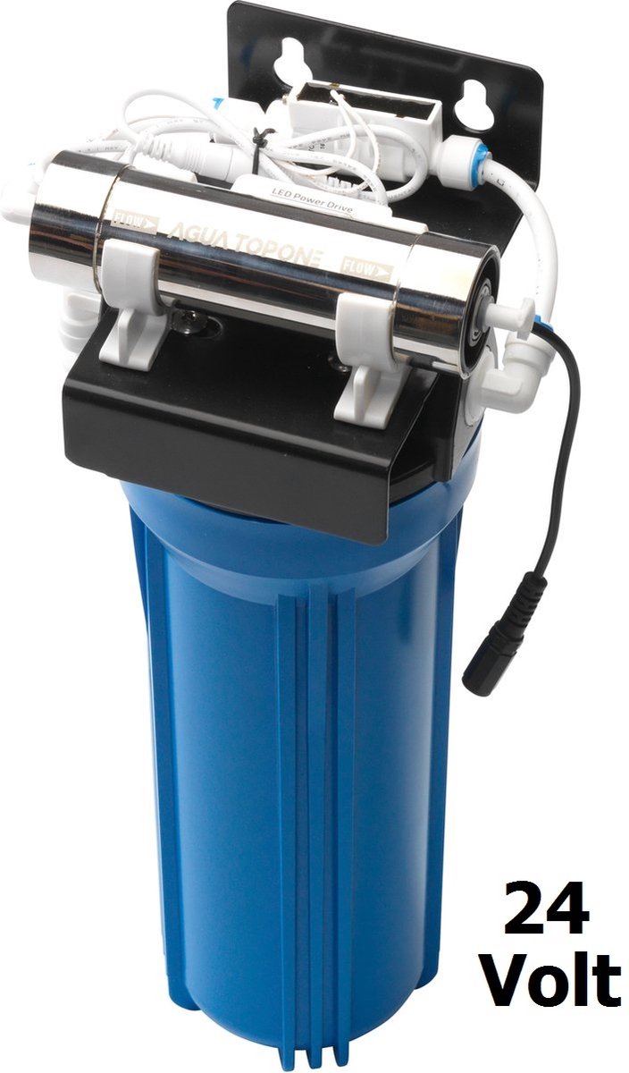 PH3-S101 Undersink Waterzuiveringsinstallatie – Compact UV Waterfilter voor Schoon Drinkwater Thuis of Onderweg (24V-adapter)