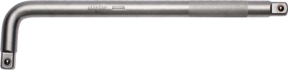 MJW - Hoekige Ratel - 1/2 Inch - 265 mm - Ergonomische Handgreep