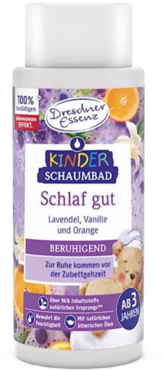 Dresdner Essenz - Kinderen Badschuim - 300ml - Lavendel en Sinaasappel - Vegan