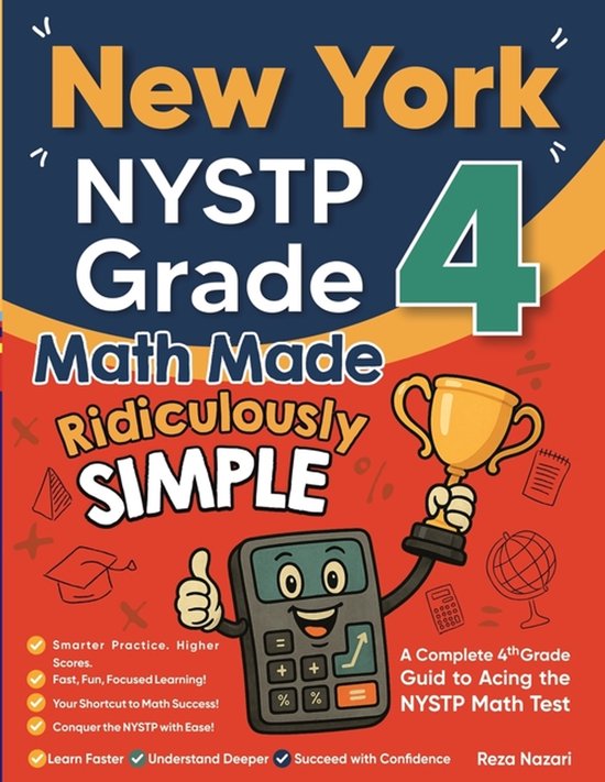 New York NYSTP Grade 4 Math Made Ridiculously Simple - cover