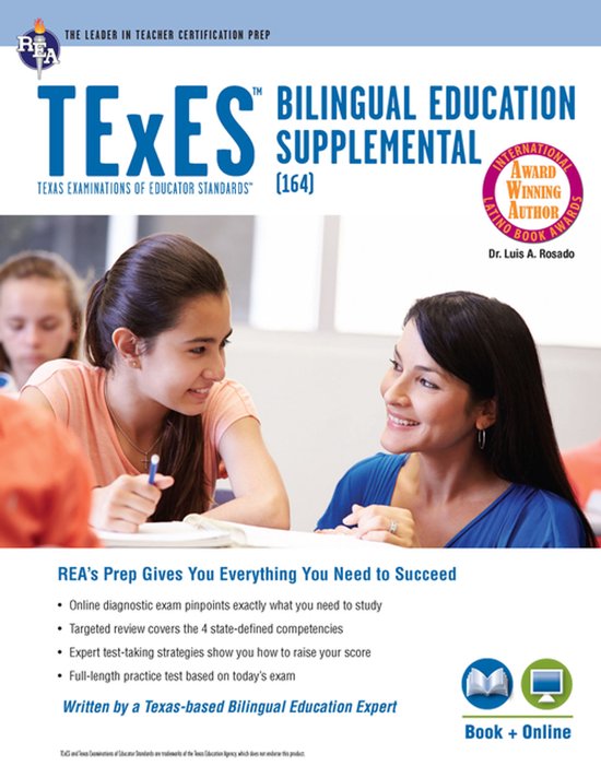 Texes Bilingual Education Supplemental (164) Book + Online - cover