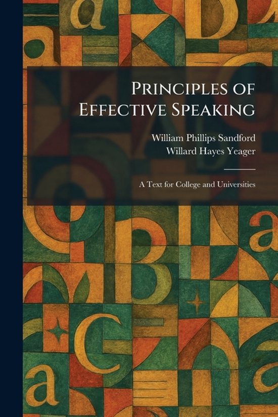 Principles of Effective Speaking - cover