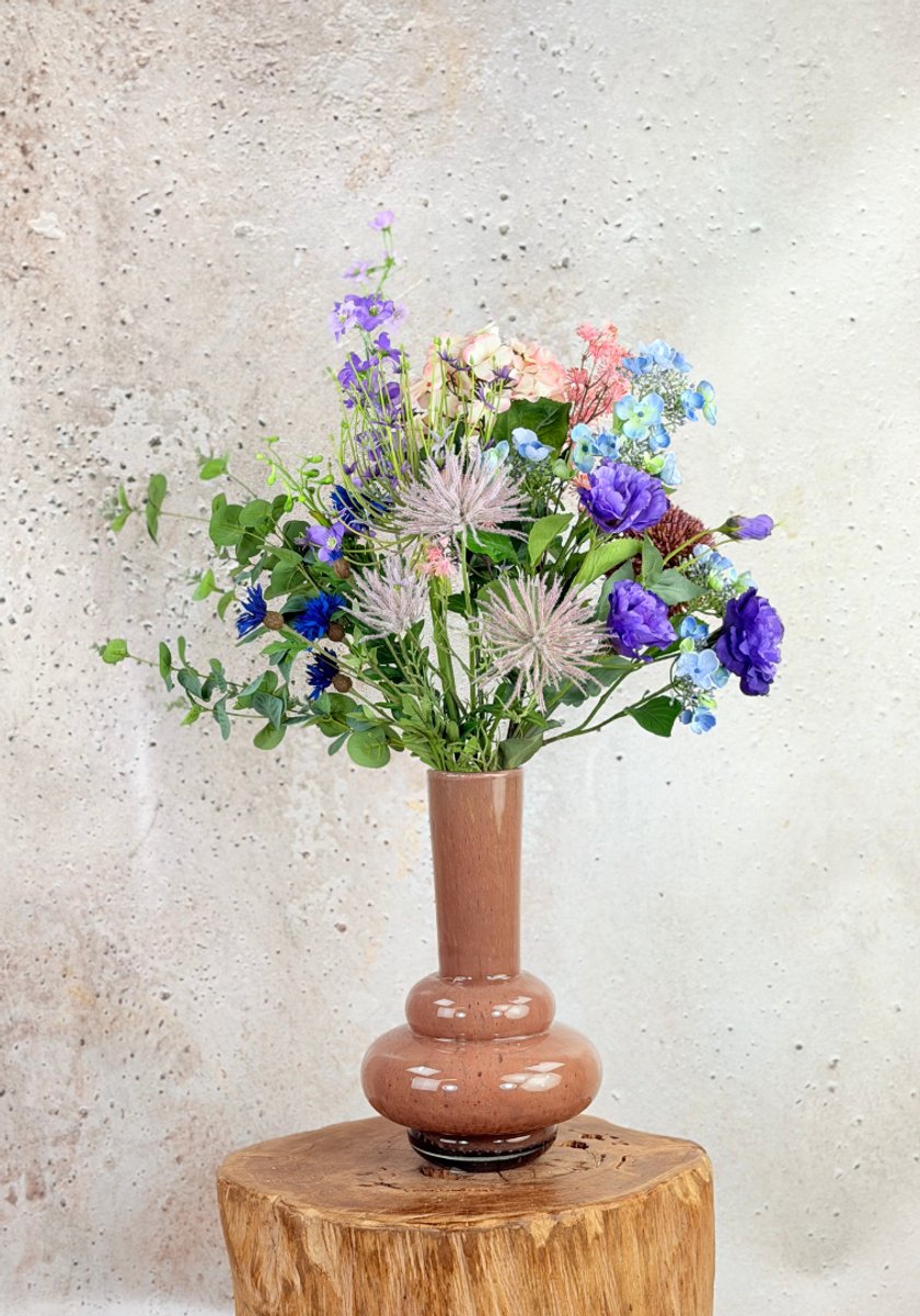 Zijden bloemen boeket "Night Vibes" | 95 cm | Unieke kleurrijke tinten | Prachtig Kleurrijk Cadeau