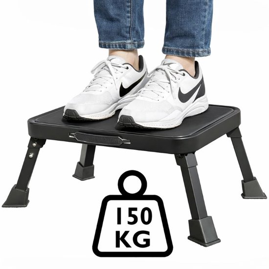 Ceruzo Opstapkruk Inklapbaar - Anti-Slip - 150 kg - Camping Keuken van Merkloos — afbeelding 3