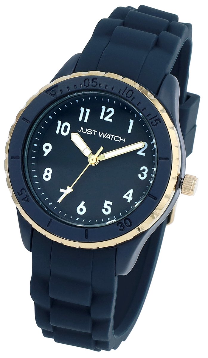 JUST WATCH dameshorloge siliconen JW10254 JUAT WATCH dameshorloge met siliconen band