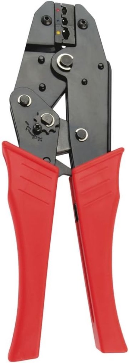 Krimptang - Kabeltang - Sterke Verbindingen - Geforceerde Vergrendeling - 260 mm - Rood