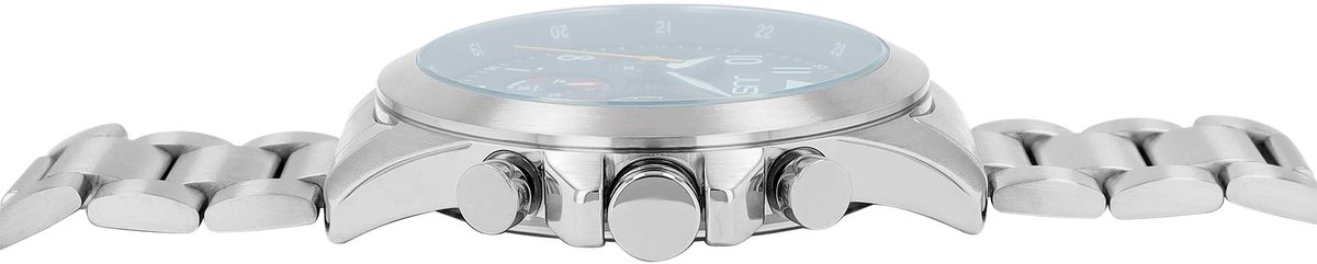 JUST Herenhorloge van roestvrij staal Talor Chronograaf, roestvrij staal, 45 mm, stopfunctie, sportief