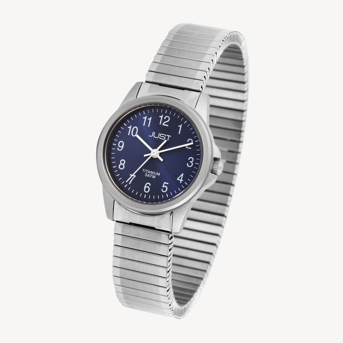 JUST Dameshorloge titanium Estienne Just dameshorloge met trekband, titanium, 5 ATM