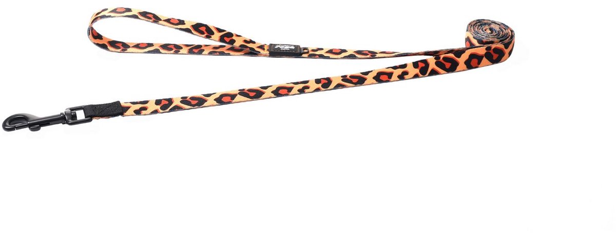 Rogz Fusion Lijn Leopard - Hondenriem - L