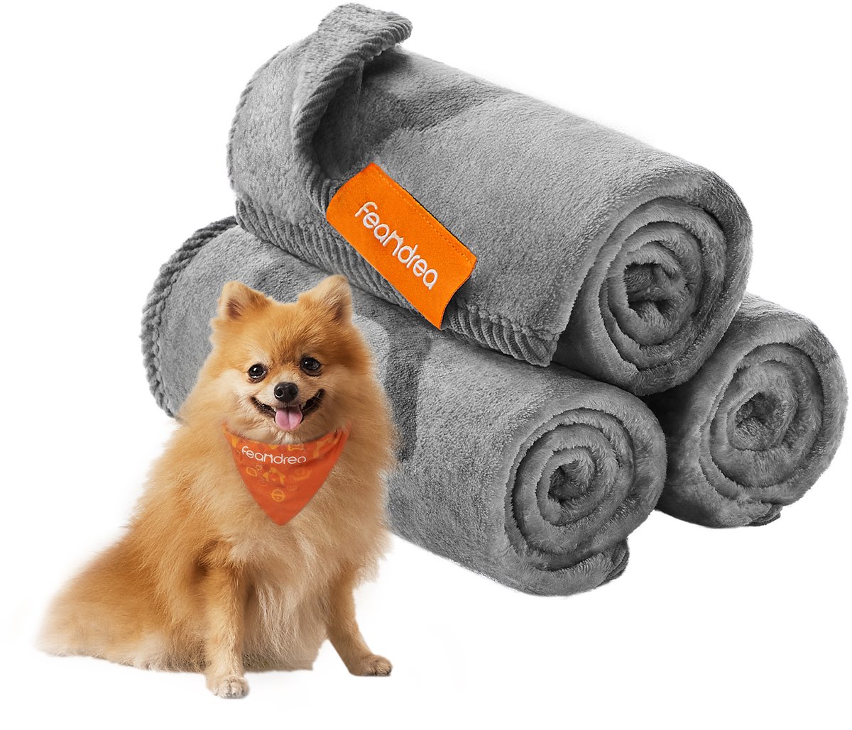 Feandrea - Hondendeken - Huisdierdeken Wasbaar - 3-delig Set - Voor Katten en Kleine Honden - Beschermt Bank