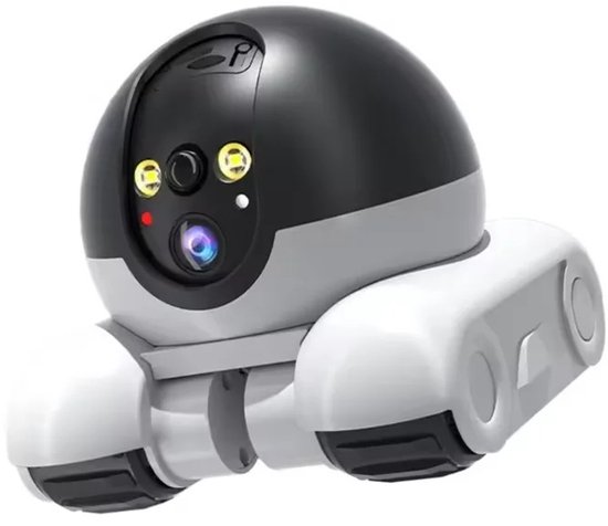 HOB Huisdiercamera Verrijdbaar - 360 ° - Babyfoon - Beveiligingscamera - Binnencamera - Camera Robot - Interactief - App - Wifi van Merkloos — afbeelding 5