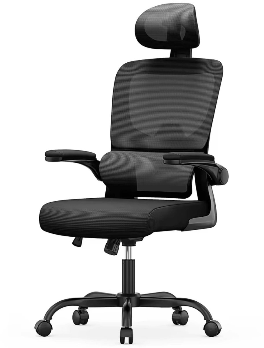 Luxevo Ergonomische Bureaustoel – NEN-EN1335 Gecertificeerd – Verstelbare Kantoorstoel voor Volwassenen – Zwart