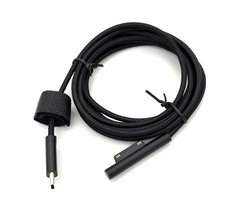 Geschikt voor Microsoft Surface Pro / Laptop / Book / Go – USB-C naar Surface Oplaadkabel – 1.5 Meter – Magnetisch – Power Delivery
