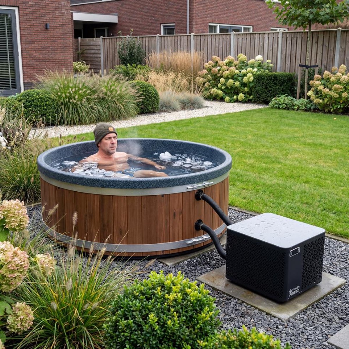 Welltub IJsbad | | Thermowood | Levenslange Garantie | Isolatie | Duurzaam