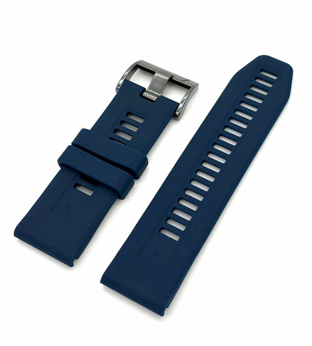 Geschikt voor Garmin Fenix 5S / 5S Plus / 6S / 6S Pro / 7S / 7S Pro / 8 (43mm) / Epix Pro 42mm / Descent Mk3(i) – Siliconen Bandje – Donkerblauw
