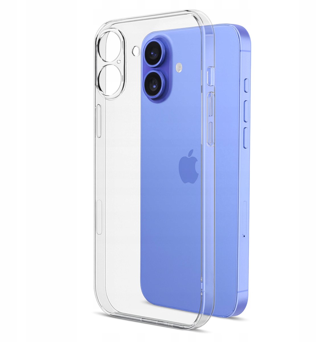 GSM Hurt - Serie - Hoesje voor Mobiele Telefoon - iPhone 16 - Elastisch en Doorzichtig