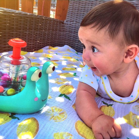 Rolling light-up snail popper Slakkentol met lichtjes van Toi-Toys — afbeelding 5