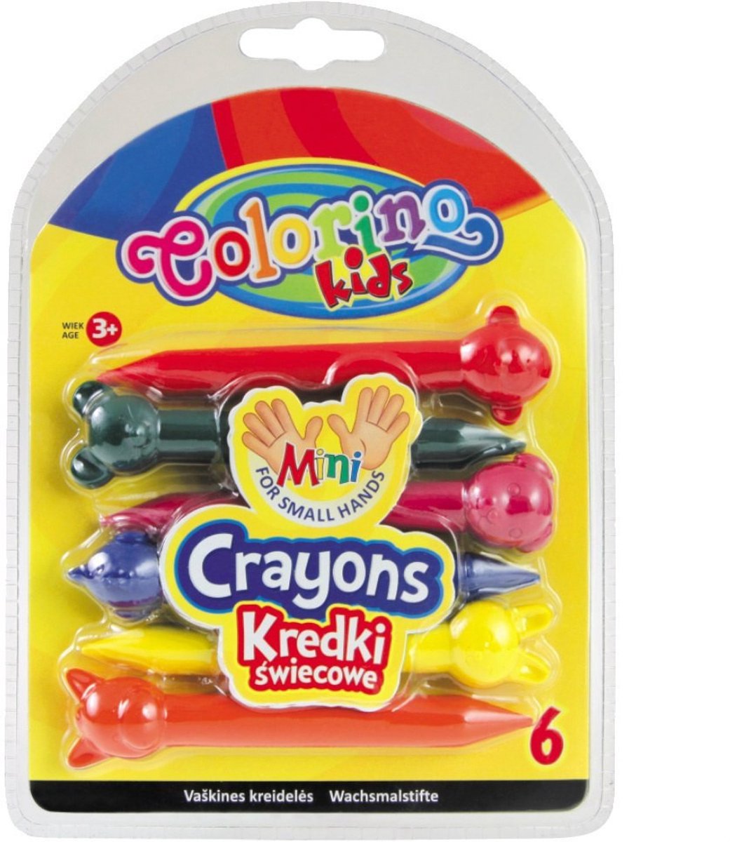 Colorino Wascootjes Dieren 6 Kleuren - Ideaal voor kinderen