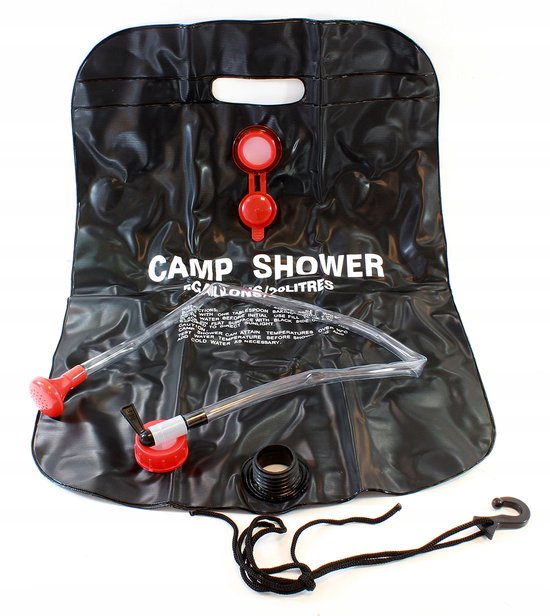Camping Douche Campingdouche Waterzak 20L - Super Solar Shower - Buitendouche van Camp — afbeelding 2