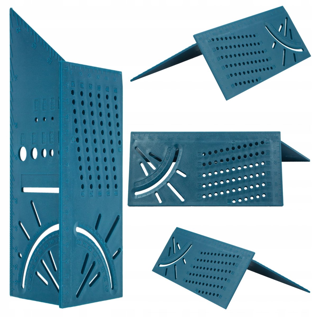 Falon-Tech 3D Serie - Universele Hoekmeter - 3D Hoek - Kunststof - 200mm
