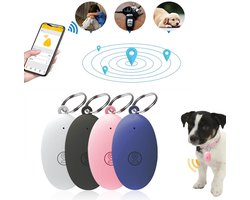 Sleutelvinder - 4 Stuks - Smart Finder Tag - Draagbare sleutelzoekertag - Bluetooth-tracker - Houd uw sleutels, portemonnee, bagage, huisdieren en tas in de gaten - Slimme GPS-locatiebepaling - Geschikt Voor iOS en Android - Draadloos