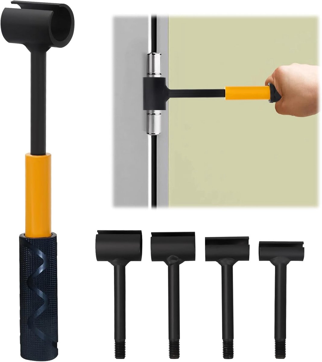 Scharnier Gereedschap - Deur Reparatie Tool - Deur Afstellen - 4-in-1 Functie - 22 x 14 x 4 cm