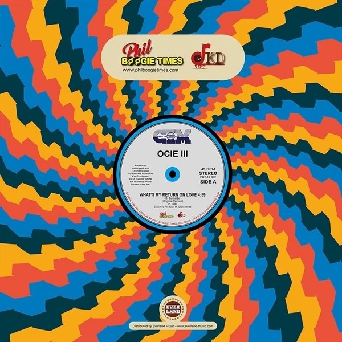 Ocie III - What's My Return On Love (12" Single)