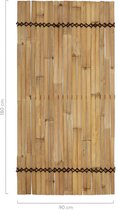 Masters of Bamboo® Bamboe Schutting Budget - 90 x 180 cm - Naturel - Tuinscherm / Bamboe scherm