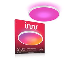Innr Smart Plafondlamp – 42 cm – Zigbee – geschikt voor Philips Hue – LED plafonniere kleur en warmwit tot koelwit licht – slimme lamp – dimbaar – 3100 Lumen
