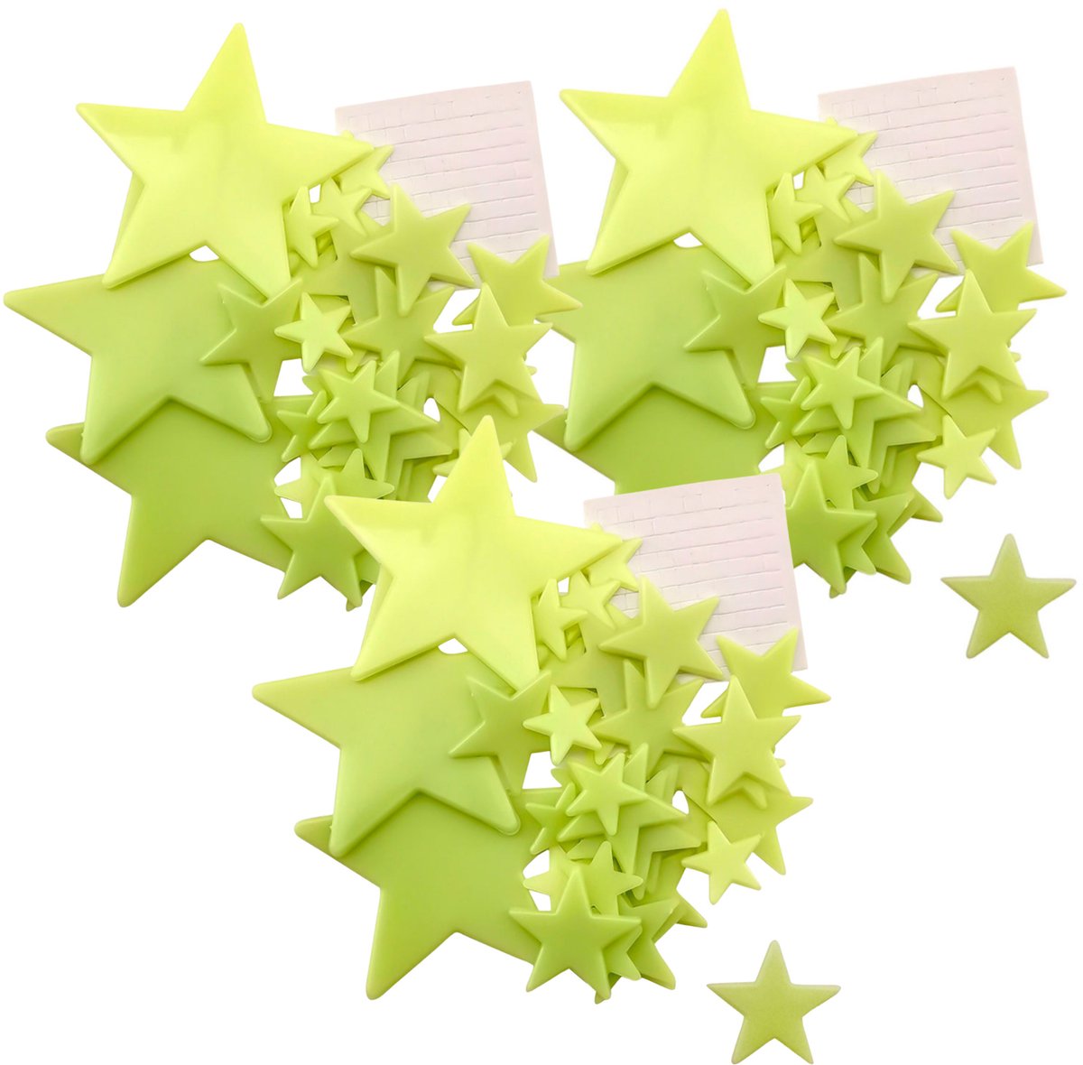 Ostaria Kids Glow in the dark Sterrenstelsel - 150x stuks - kinderkamer - decoratie