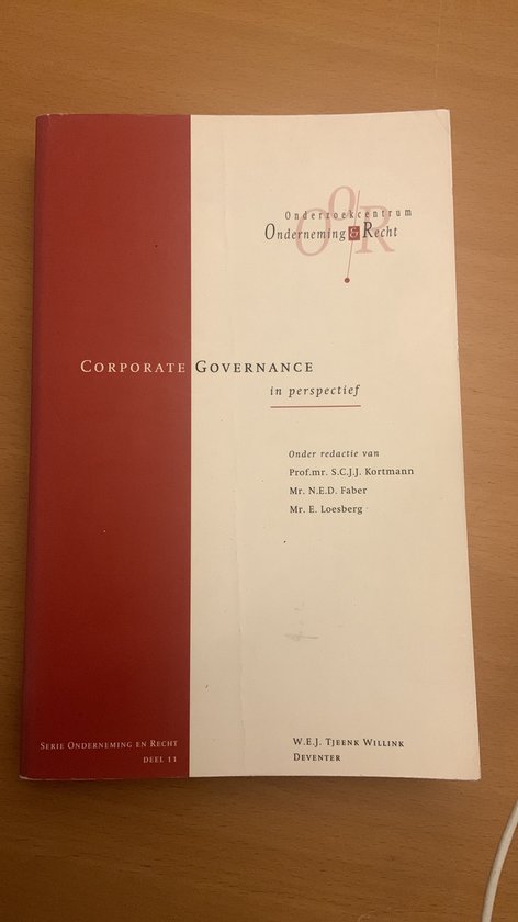 Corporate Governance In Perspectief - cover