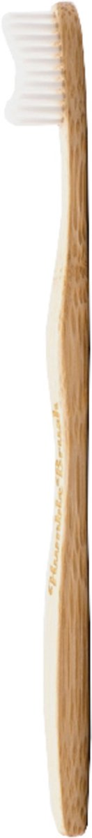 The Humble Co Tandenborstel bamboe medium wit 1 Stuks