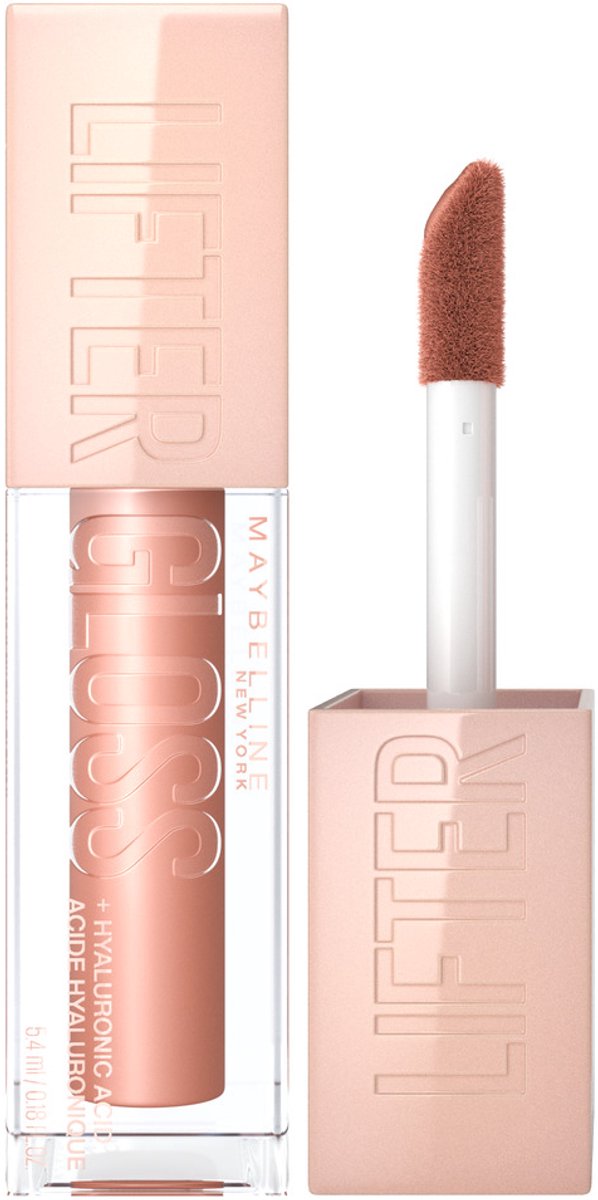 Bol.com Maybelline New York - Lifter Gloss Lipgloss - 8 Stone - Roze - Glanzende Lipgloss - Lippen met een glossy, vollere look ... aanbieding