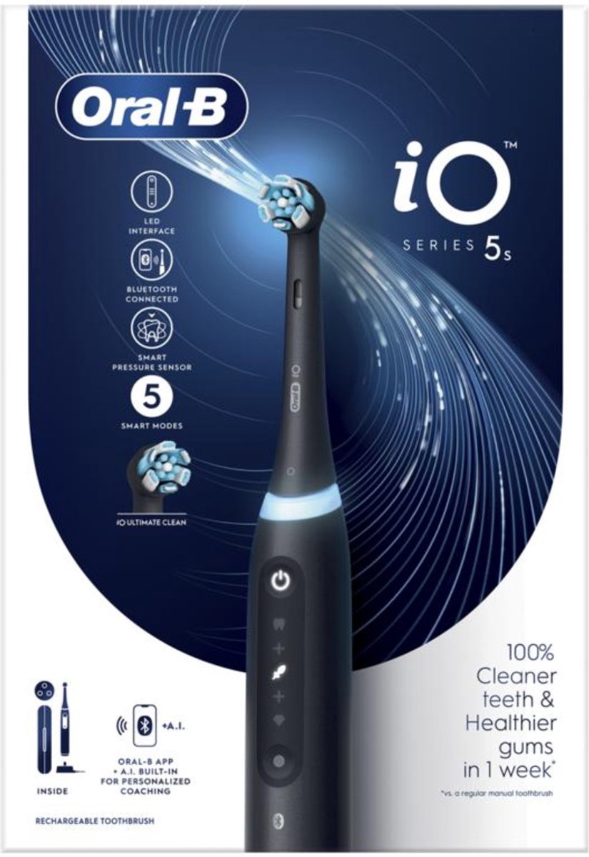 Oral-B iO Serie 5S Zwart Elektrische Tandenborstel