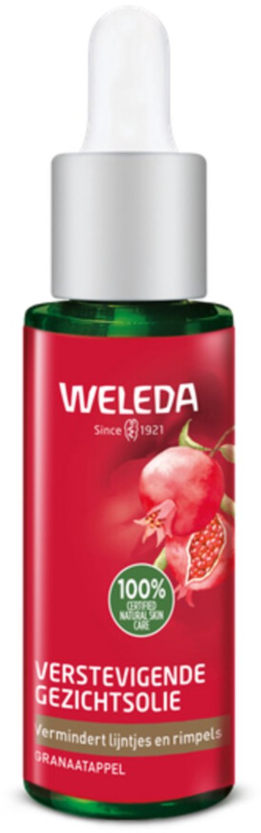 Bol.com WELEDA Granaatappel Verstevigende Gezichtsolie - 40+ Huid - Sinaasappel, Davana & Vanille - Vermindert Rimpels En Lijntj... aanbieding