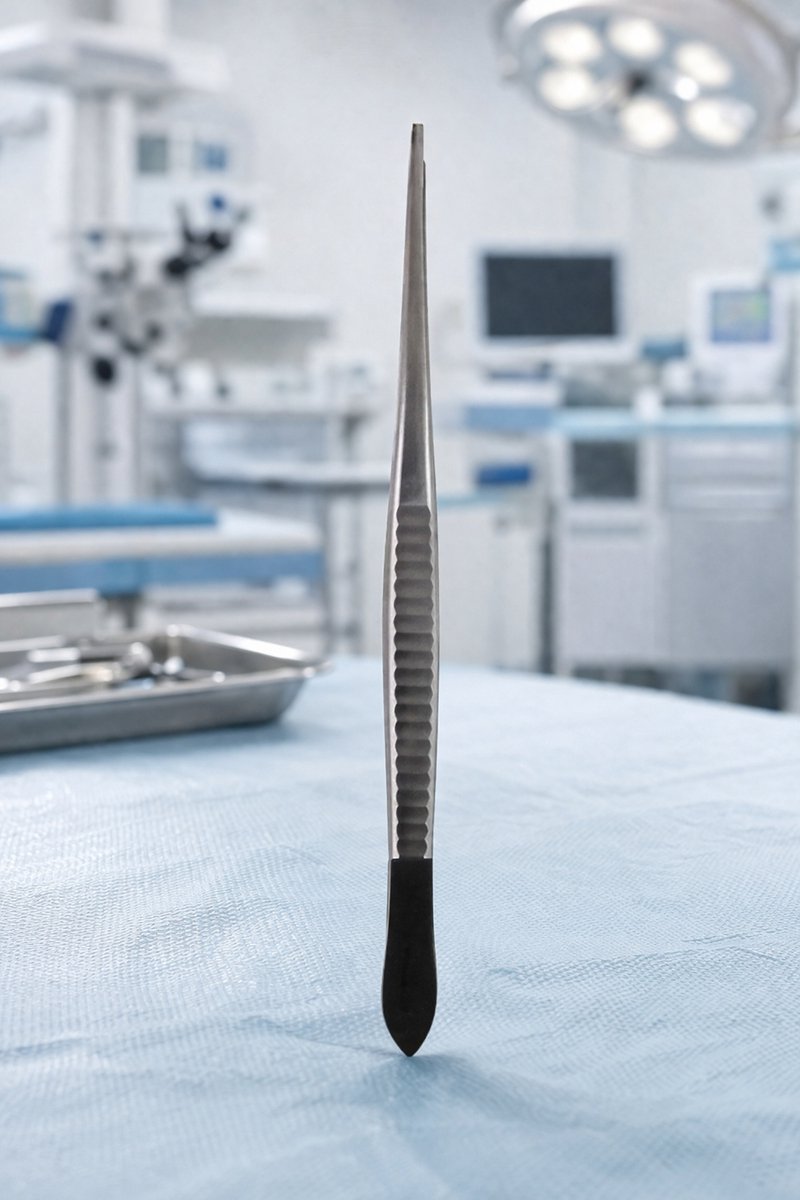 Belux Surgical Instruments – Waugh Chirurgisch Pincet 20 cm – 1x2 Tanden – Medium Grip – RVS (AISI 420) – Precisie Weefselpincet – Herbruikbaar & Autoclaveerbaar