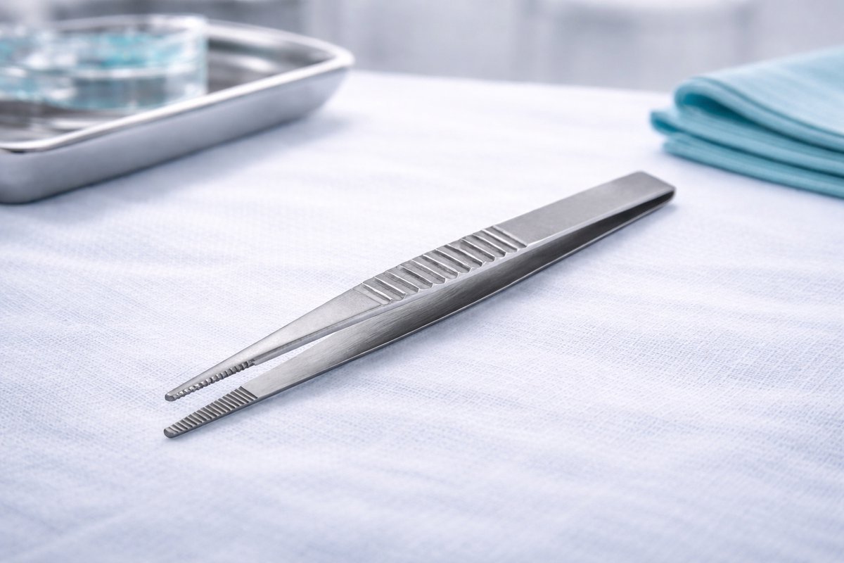 Belux Surgical Instruments – Anatomisch Pincet 14 cm – Zonder Tanden – Dressing Forceps – RVS (AISI 420) – Precisie Pincet – Herbruikbaar & Autoclaveerbaar