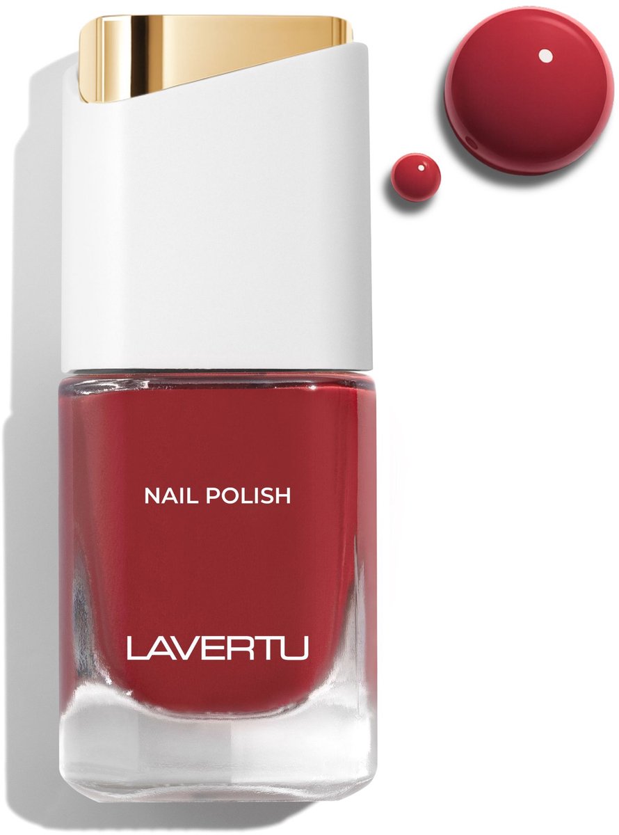 LAVERTU Nagellak Nature – 30 Darby Rose - Langhoudende Vegan Nagellak met Natuurlijke Glans – Sneldrogend & Verzorgend – 10 ml