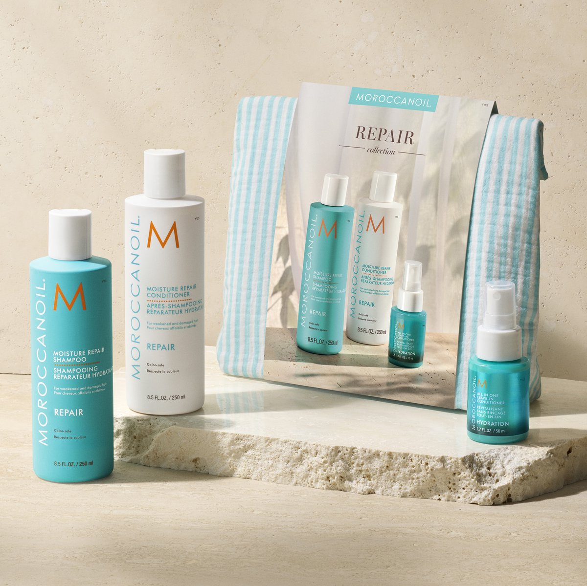 Moroccanoil - Repair Spring Set 2026 - Haarverzorging set voor zwak of beschadigd haar